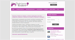 Desktop Screenshot of goscinnykrakow.pl
